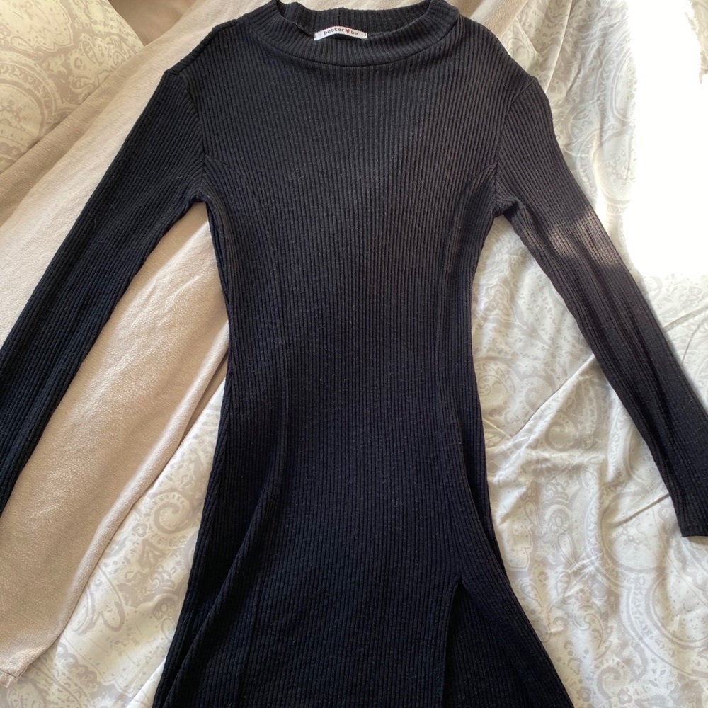 Mini knit dress